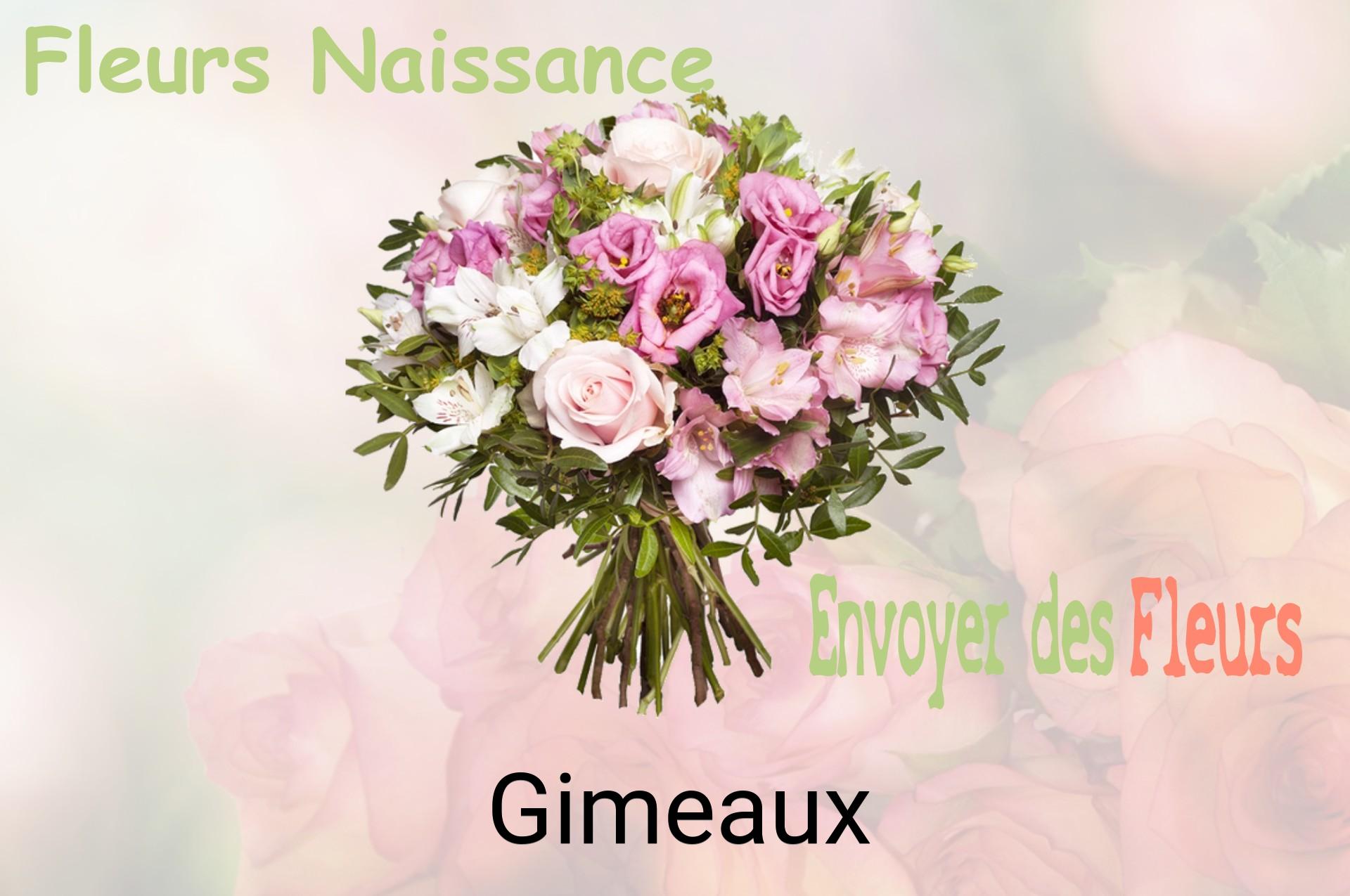 Bouquet de fleurs de naissance livré à Gimeaux